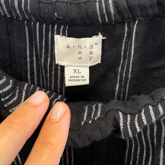 Black Striped Jumpsuit - Picture 5 of 13